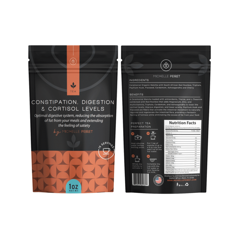 Té Constipation, Digestion & Cortisol Levels