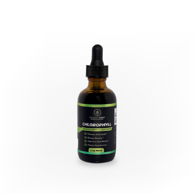 gotas de clorofila vegana